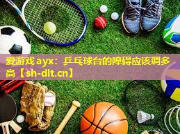 爱游戏ayx：乒乓球台的障碍应该调多高